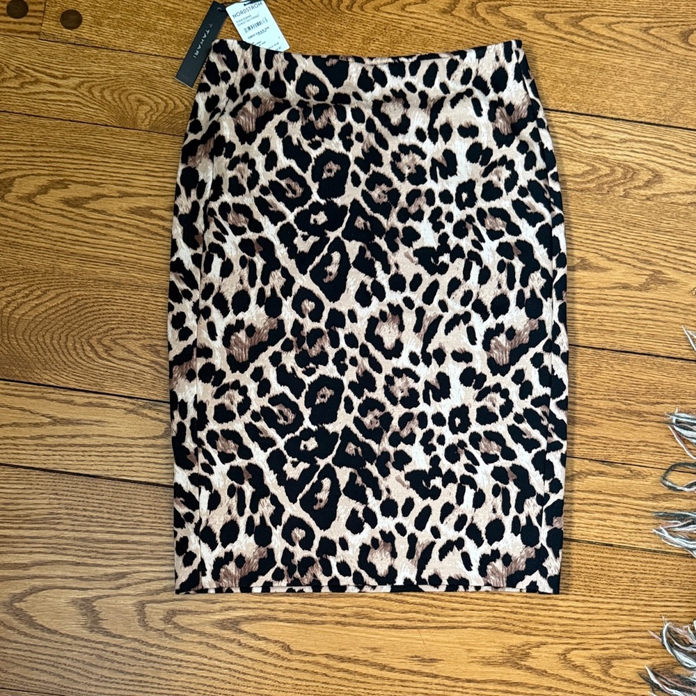 Tahari Animal Print Pencil Skirt